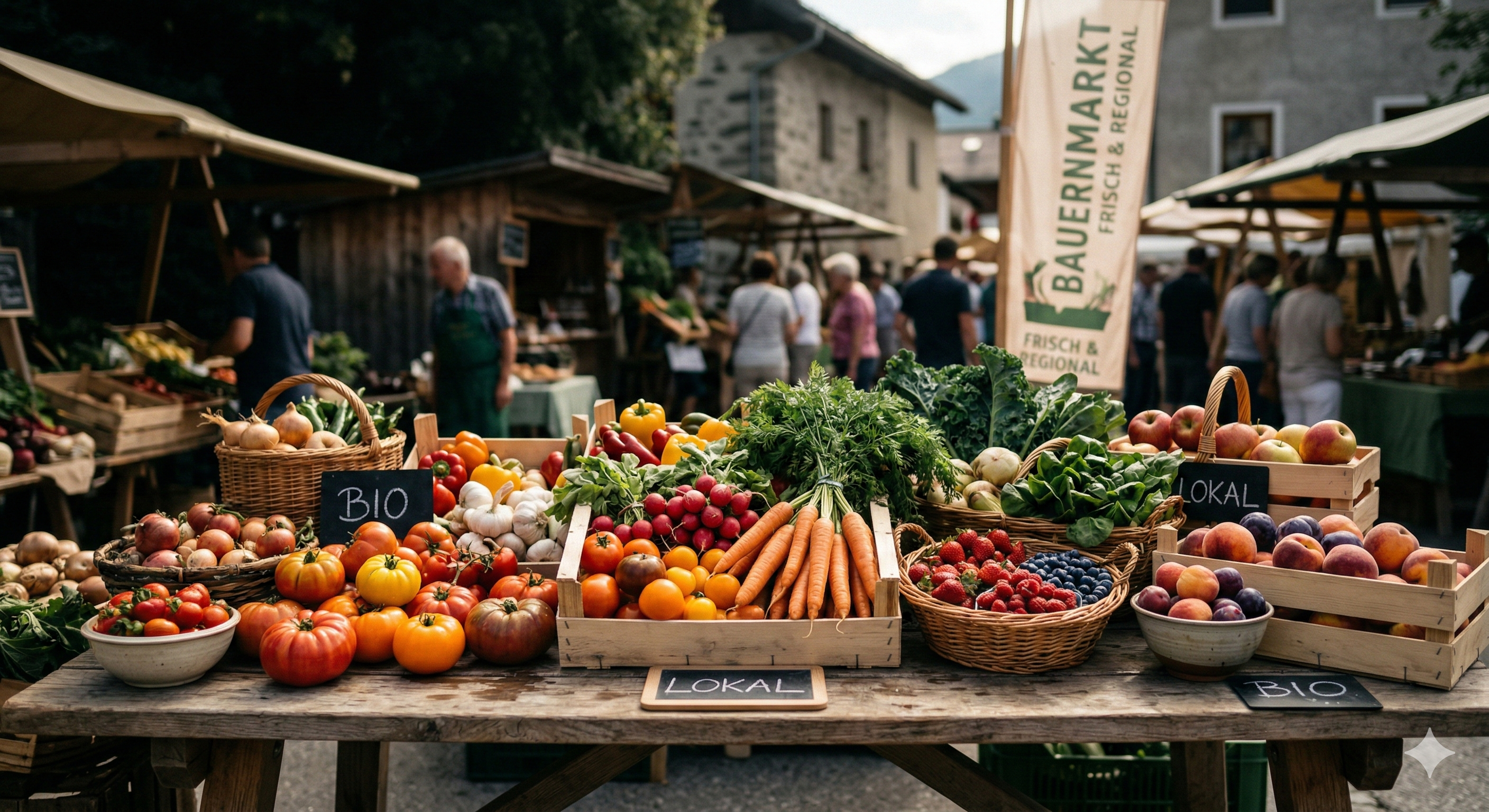 Marktfrische Zutaten